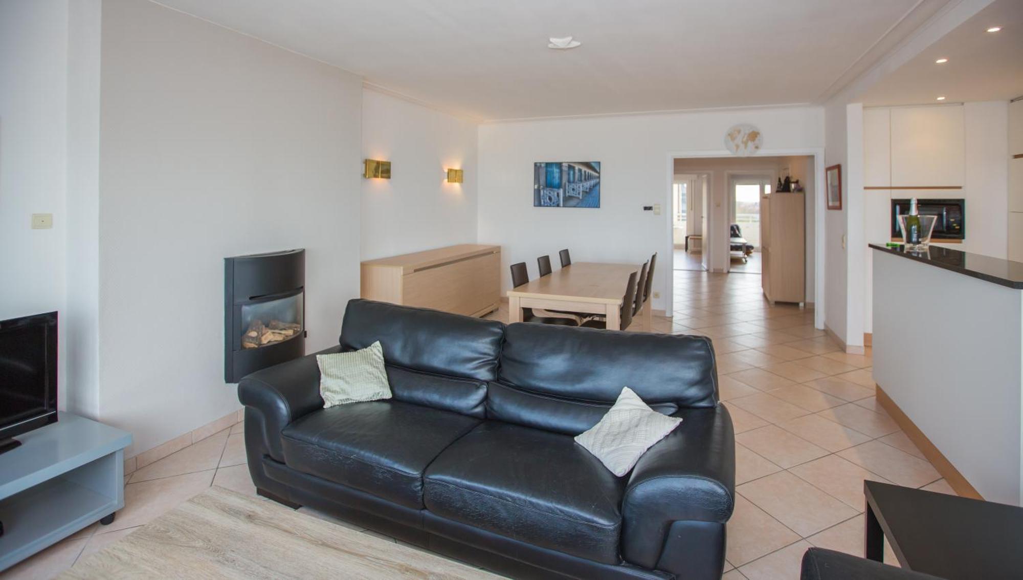 Bright Apartment With Sea View Oostende Dış mekan fotoğraf